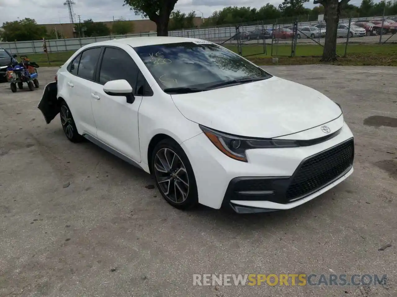 1 Photograph of a damaged car 5YFS4RCE6LP022586 TOYOTA COROLLA 2020