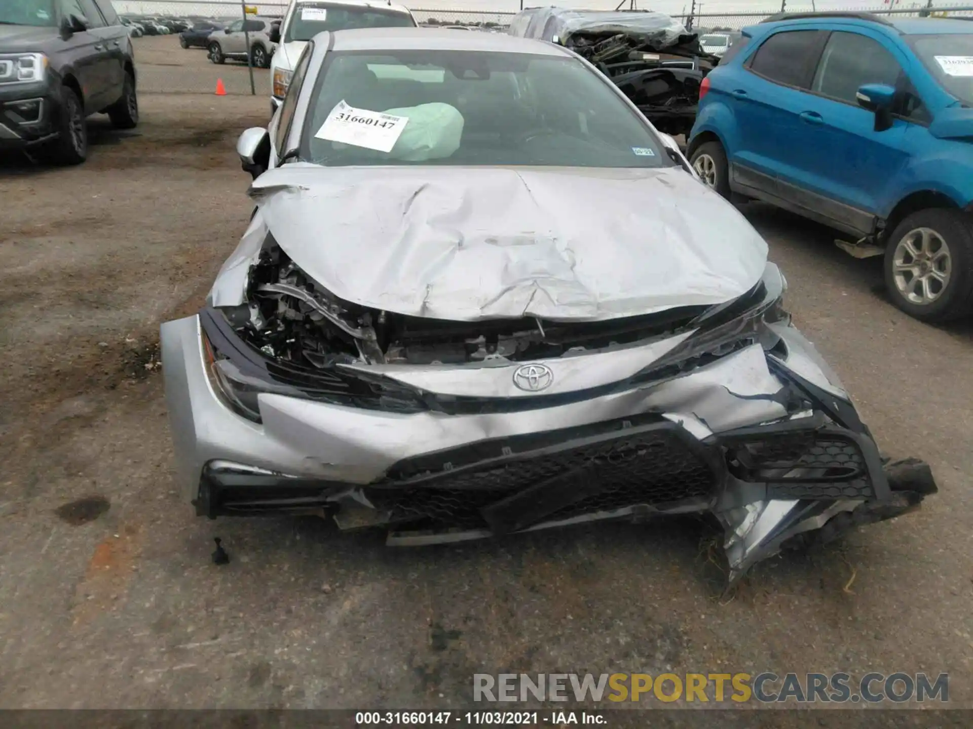 6 Photograph of a damaged car 5YFS4RCE6LP024984 TOYOTA COROLLA 2020