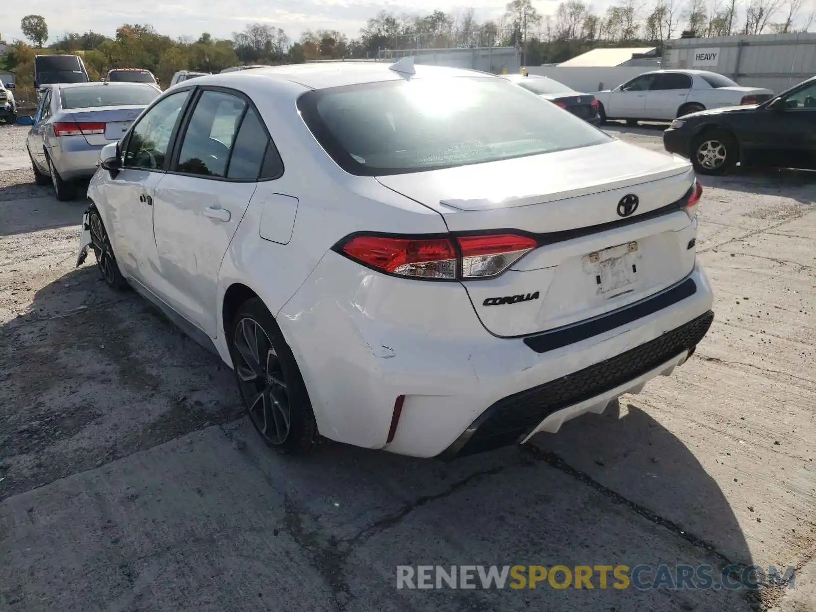 3 Photograph of a damaged car 5YFS4RCE6LP025116 TOYOTA COROLLA 2020