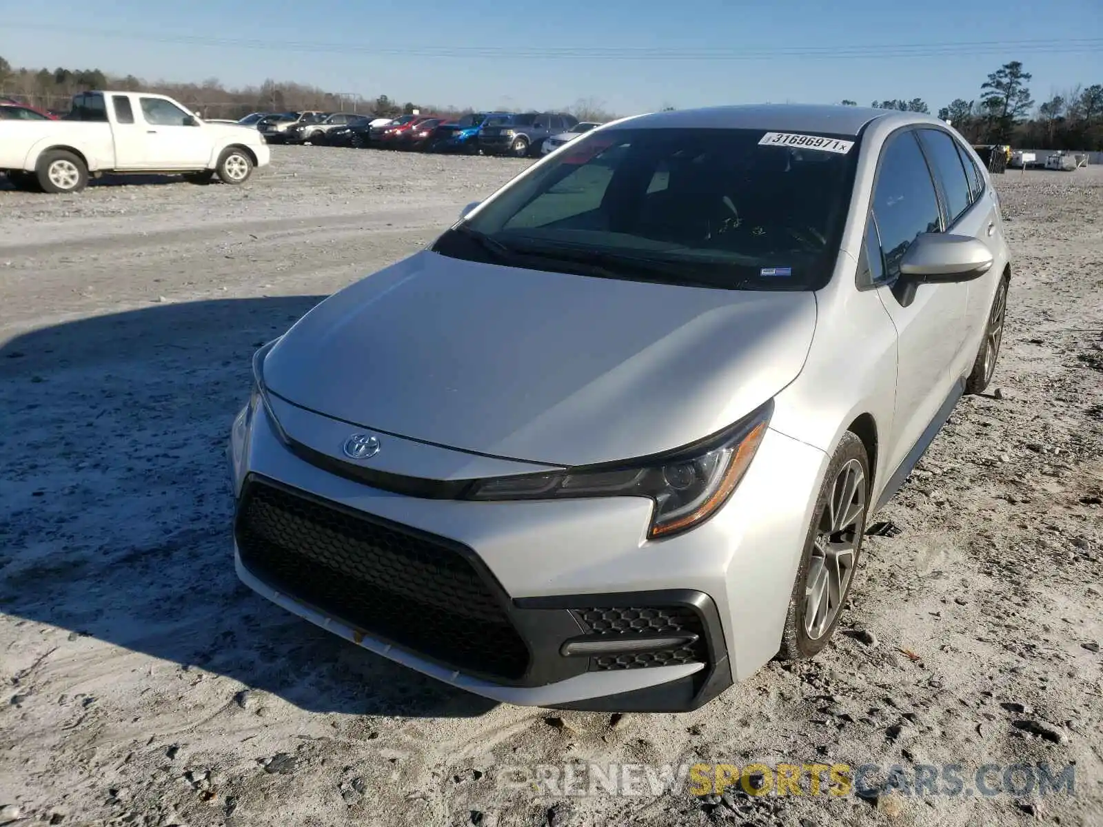 2 Photograph of a damaged car 5YFS4RCE6LP025780 TOYOTA COROLLA 2020