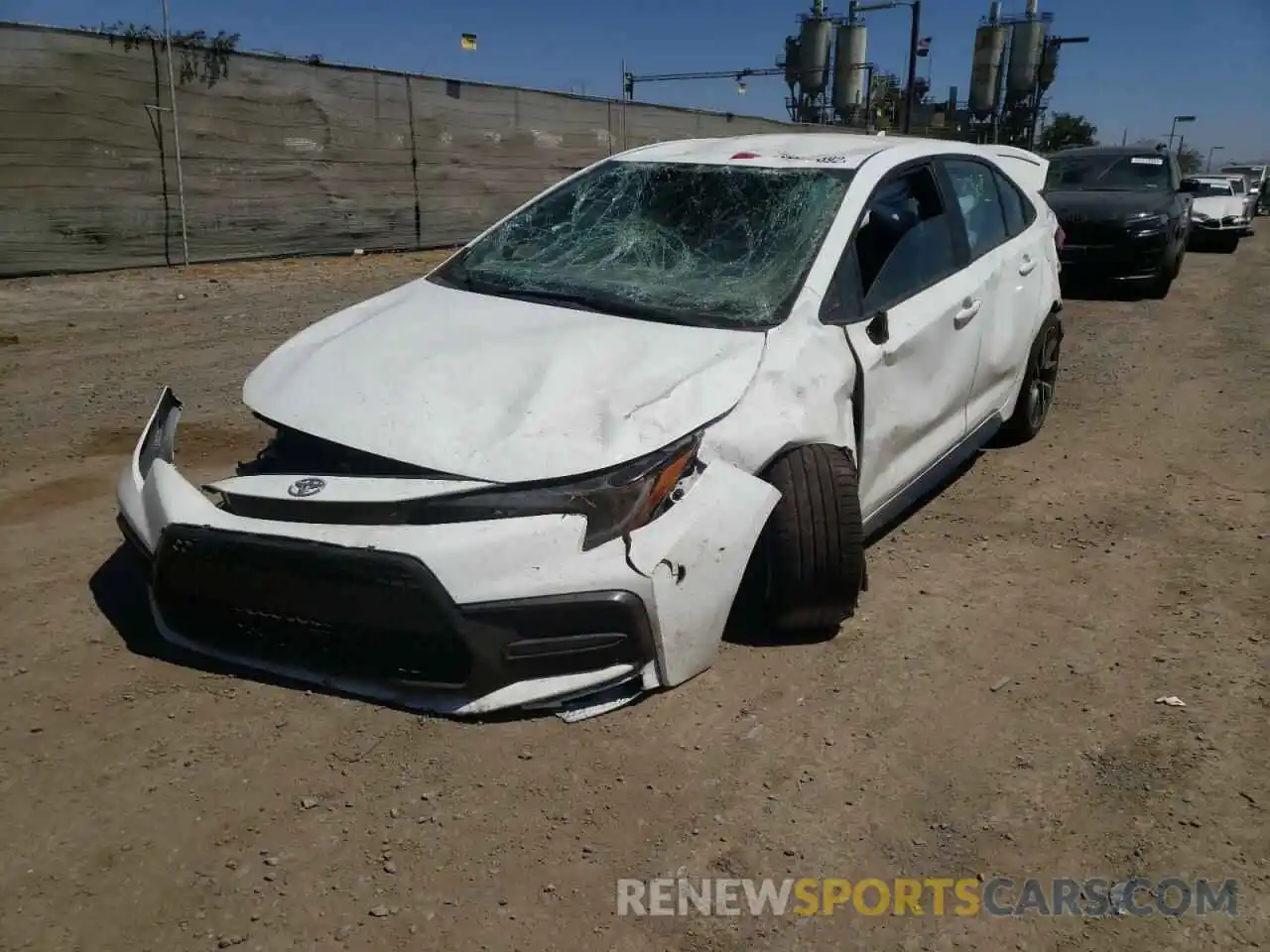 2 Photograph of a damaged car 5YFS4RCE6LP027609 TOYOTA COROLLA 2020