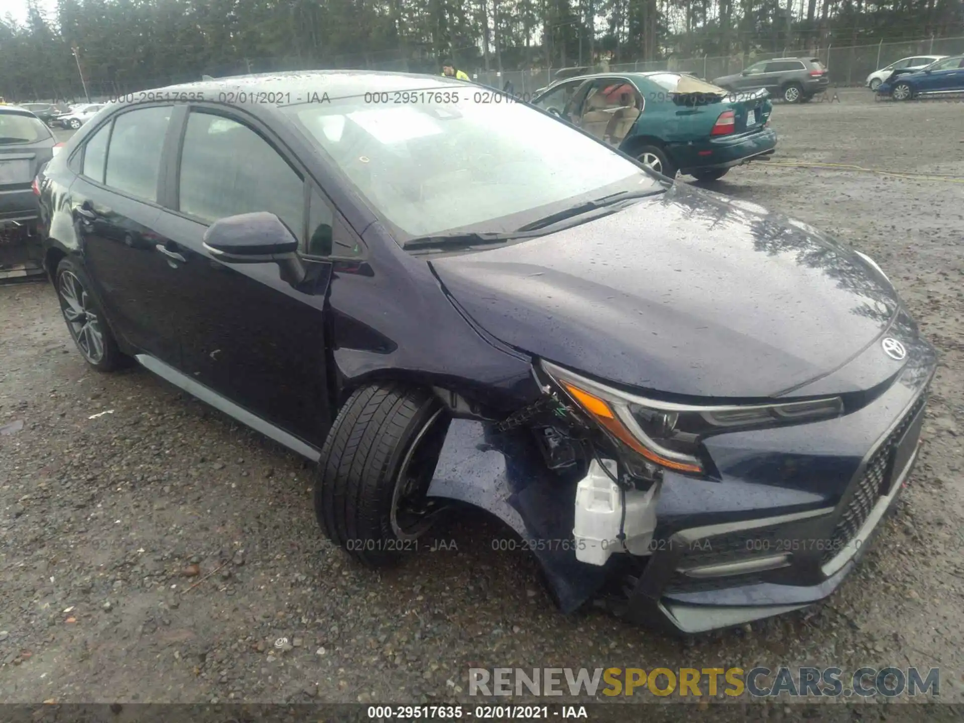 1 Photograph of a damaged car 5YFS4RCE6LP029408 TOYOTA COROLLA 2020