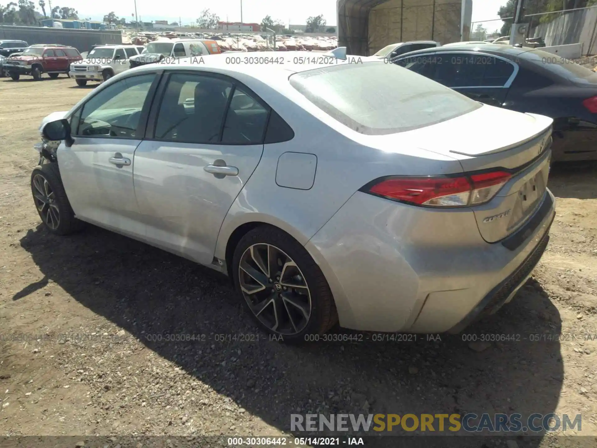 3 Photograph of a damaged car 5YFS4RCE6LP029425 TOYOTA COROLLA 2020