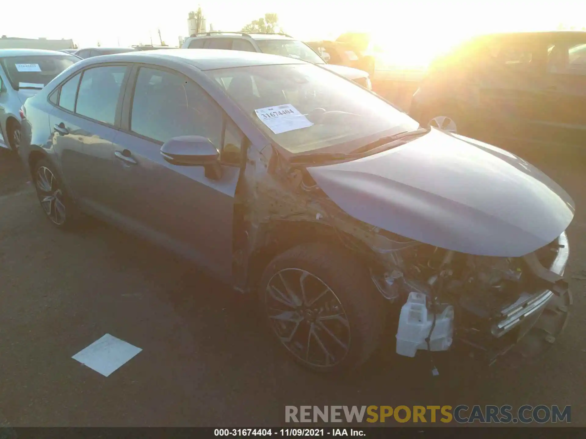 1 Photograph of a damaged car 5YFS4RCE6LP030445 TOYOTA COROLLA 2020