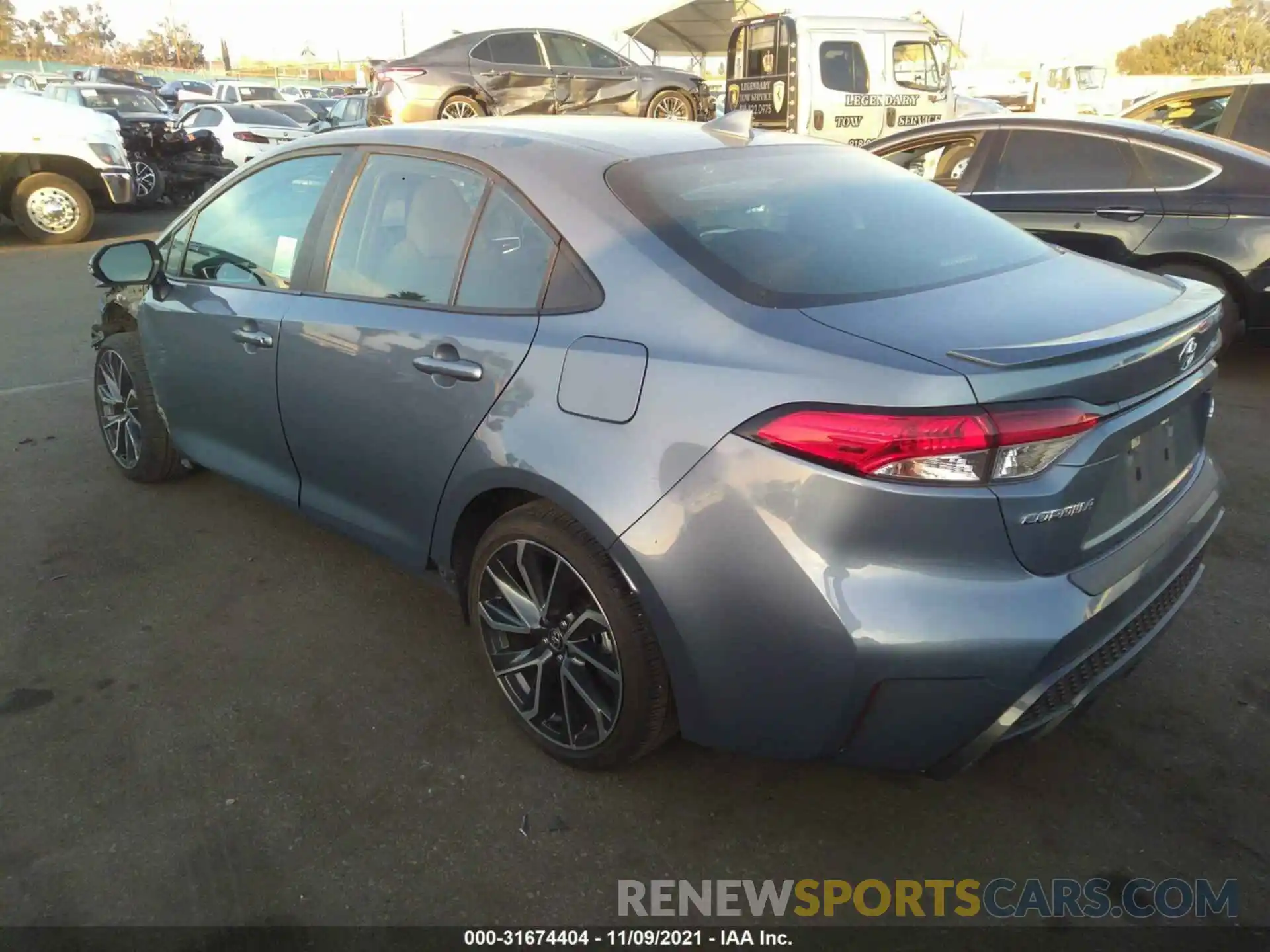 3 Photograph of a damaged car 5YFS4RCE6LP030445 TOYOTA COROLLA 2020