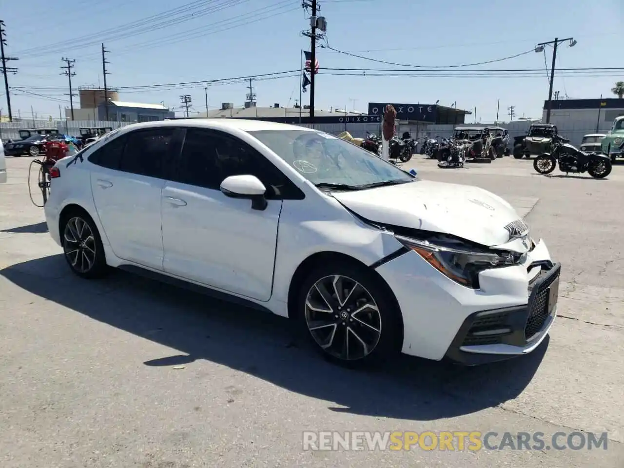 1 Photograph of a damaged car 5YFS4RCE6LP034107 TOYOTA COROLLA 2020