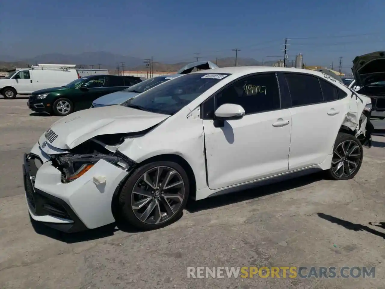 2 Photograph of a damaged car 5YFS4RCE6LP034107 TOYOTA COROLLA 2020