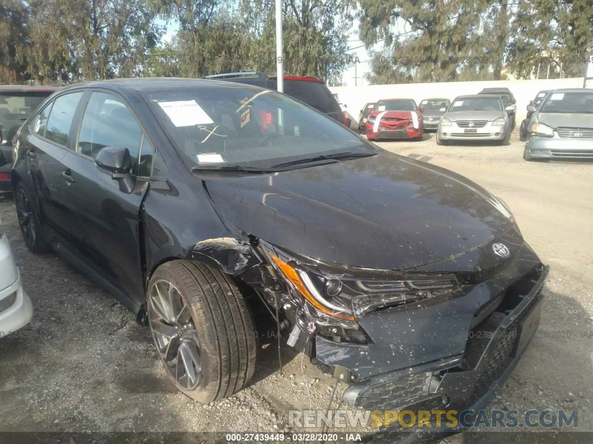 1 Photograph of a damaged car 5YFS4RCE6LP035080 TOYOTA COROLLA 2020