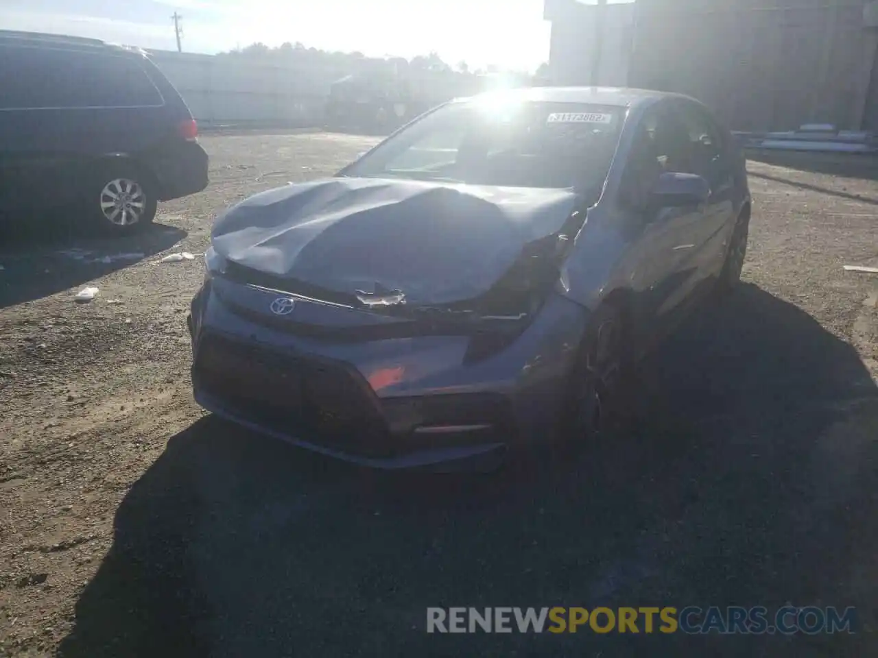 2 Photograph of a damaged car 5YFS4RCE6LP035435 TOYOTA COROLLA 2020