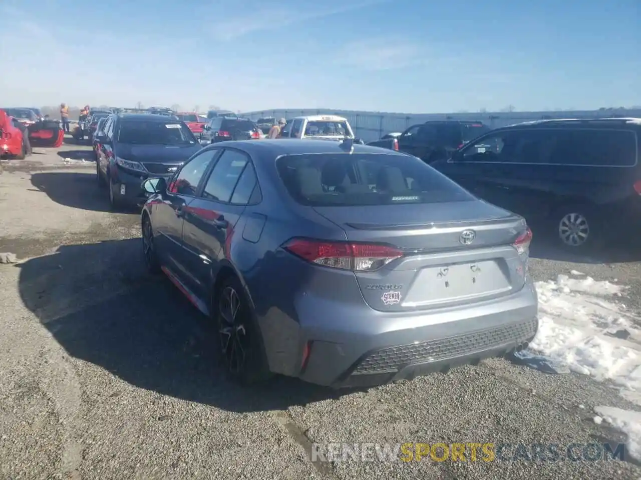 3 Photograph of a damaged car 5YFS4RCE6LP035435 TOYOTA COROLLA 2020