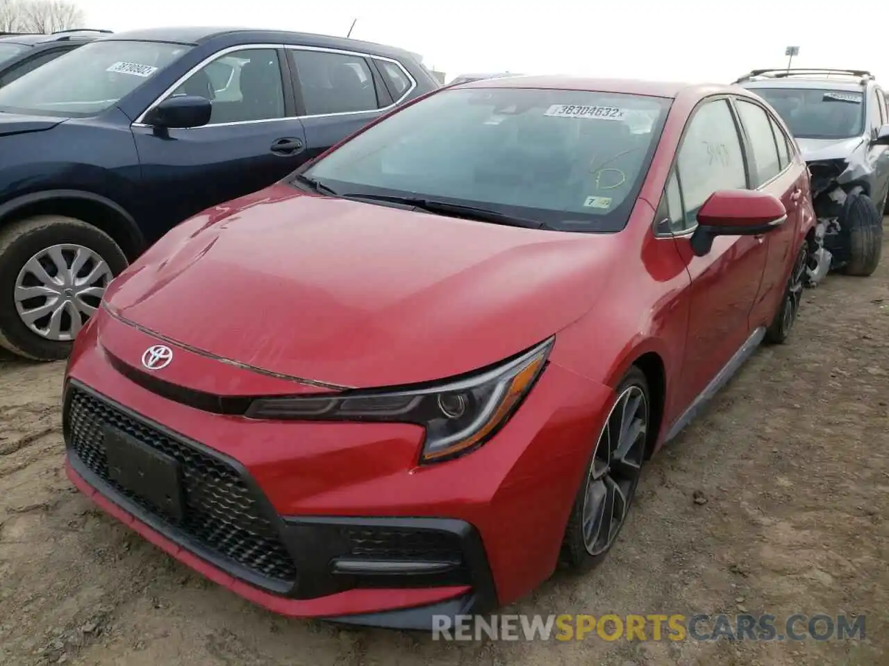 2 Photograph of a damaged car 5YFS4RCE6LP035810 TOYOTA COROLLA 2020