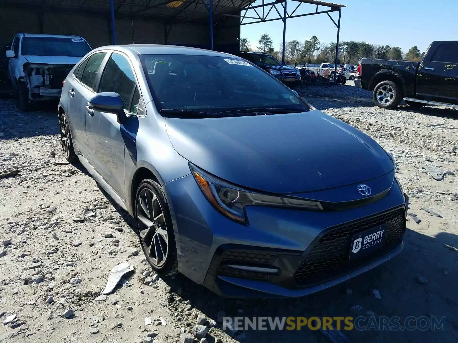 1 Photograph of a damaged car 5YFS4RCE6LP036763 TOYOTA COROLLA 2020