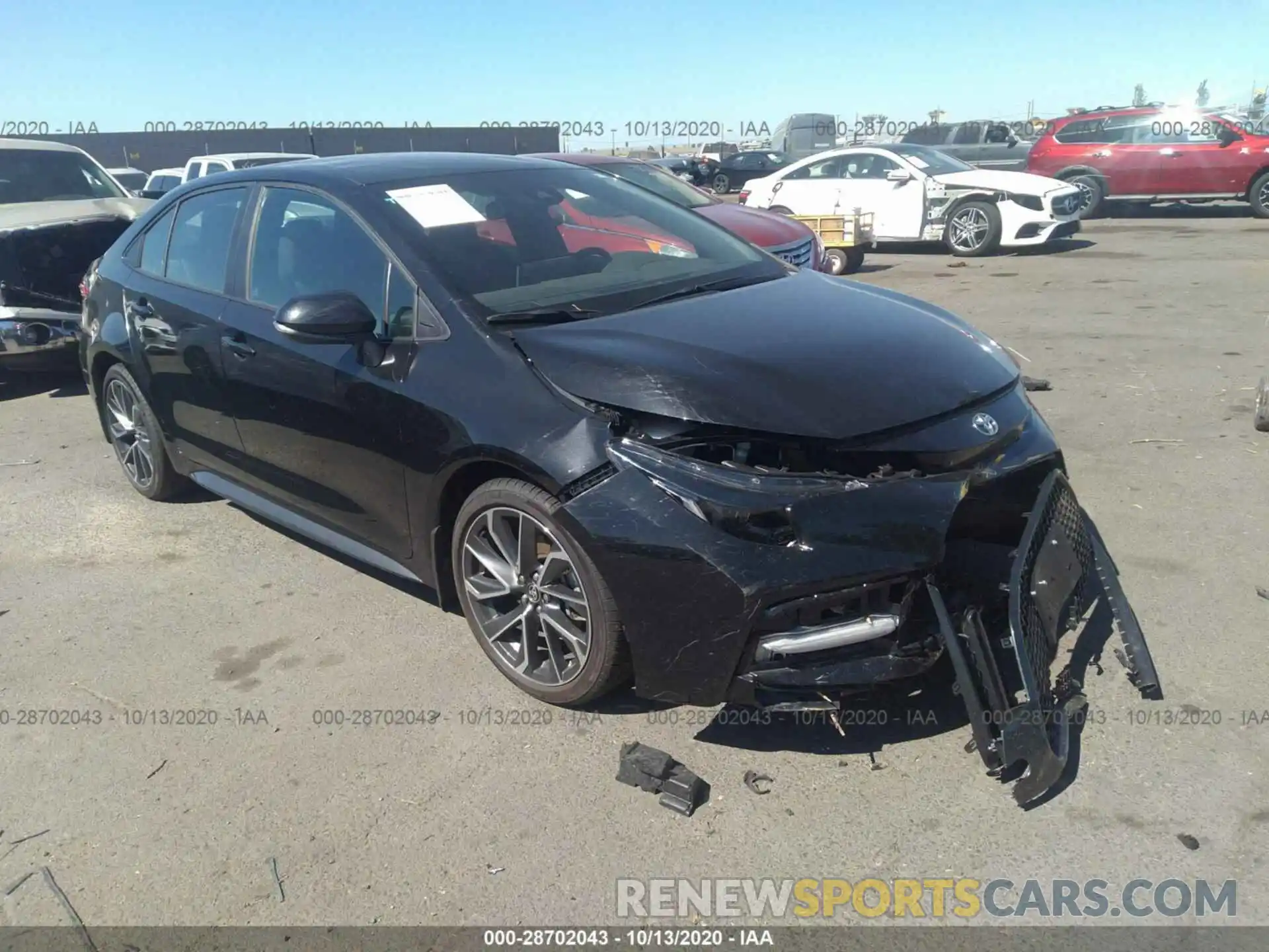 1 Photograph of a damaged car 5YFS4RCE6LP037119 TOYOTA COROLLA 2020