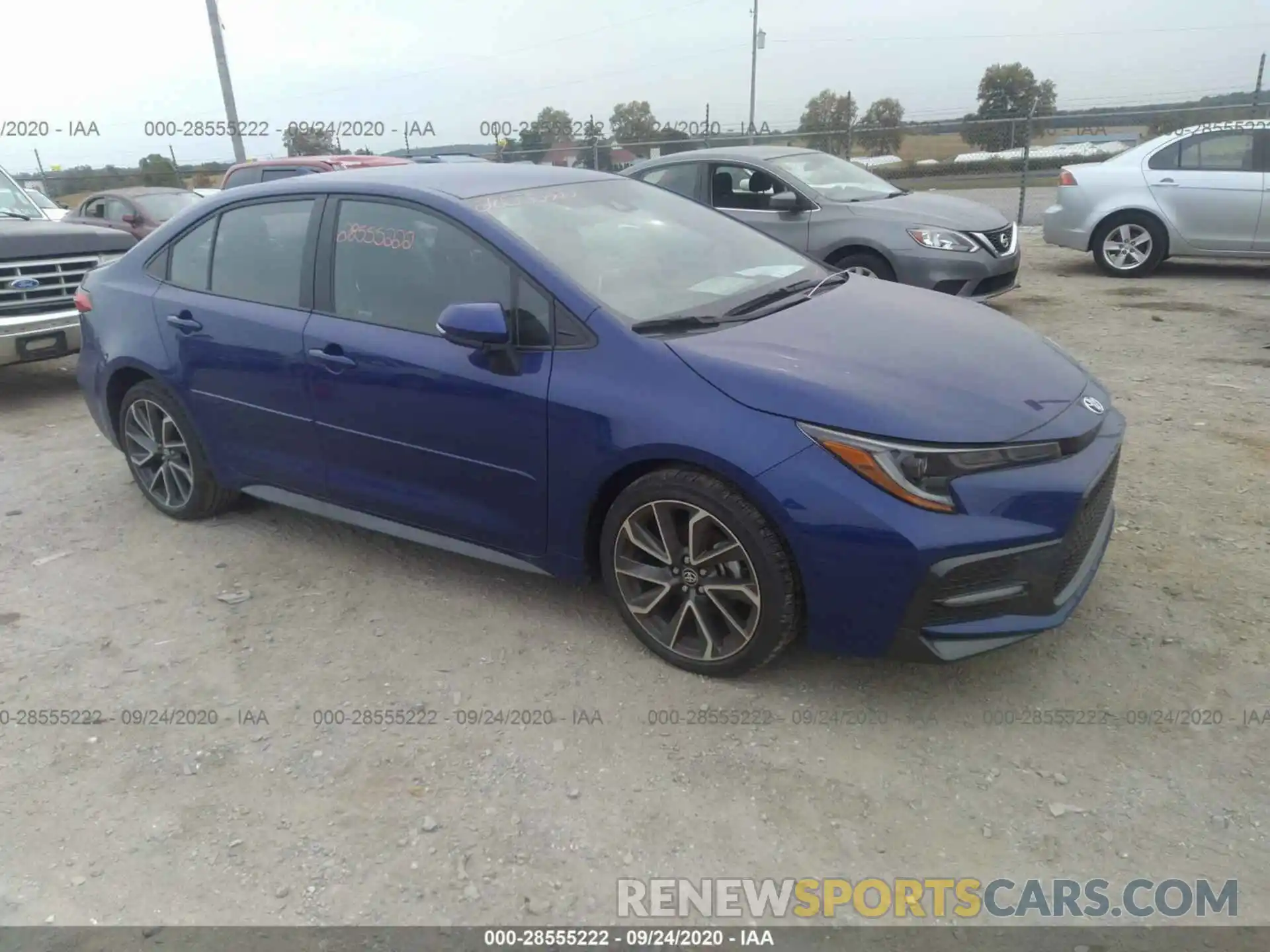 1 Photograph of a damaged car 5YFS4RCE6LP037184 TOYOTA COROLLA 2020