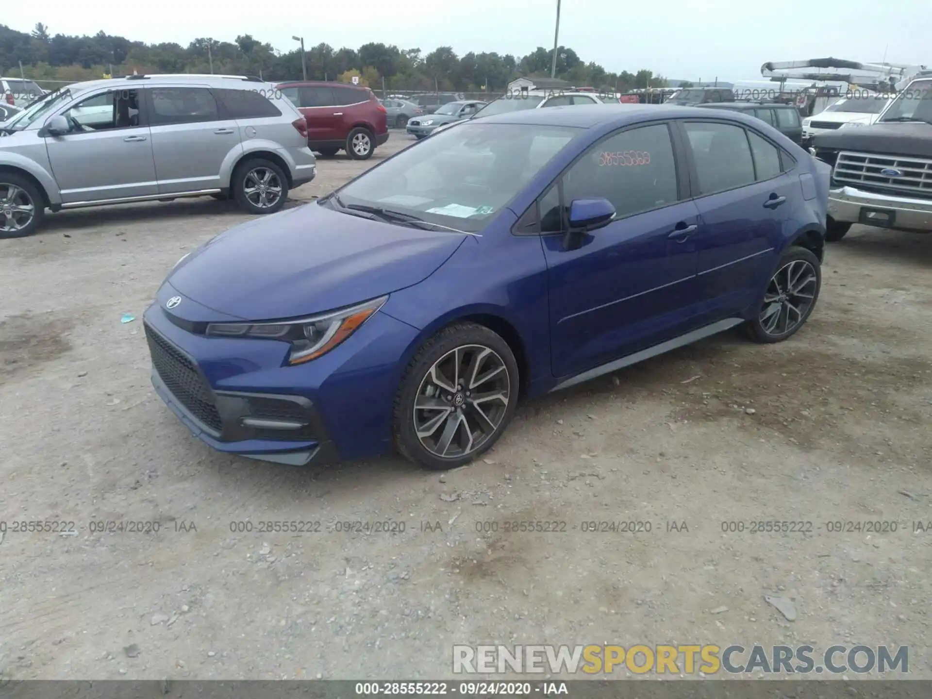 2 Photograph of a damaged car 5YFS4RCE6LP037184 TOYOTA COROLLA 2020