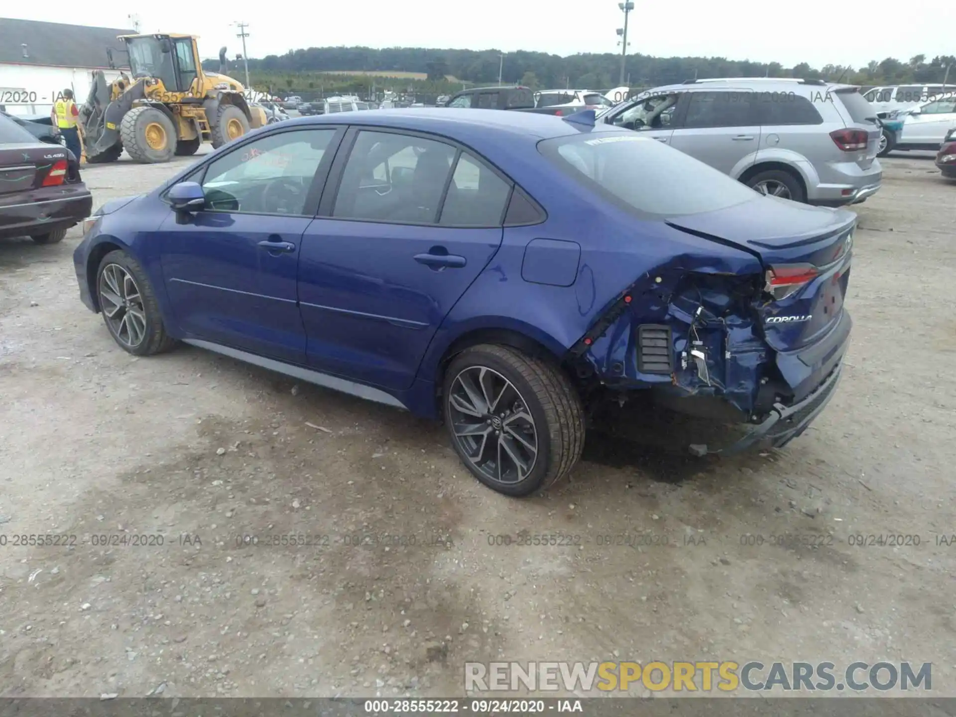 3 Photograph of a damaged car 5YFS4RCE6LP037184 TOYOTA COROLLA 2020