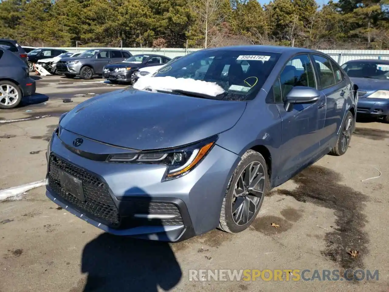 2 Photograph of a damaged car 5YFS4RCE6LP039596 TOYOTA COROLLA 2020