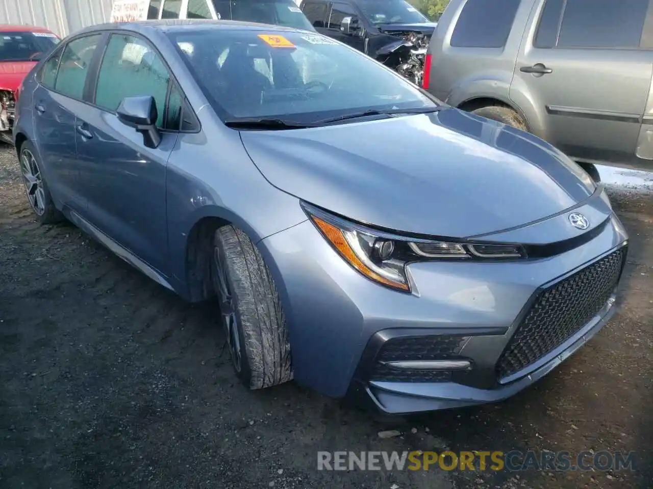 1 Photograph of a damaged car 5YFS4RCE6LP039744 TOYOTA COROLLA 2020