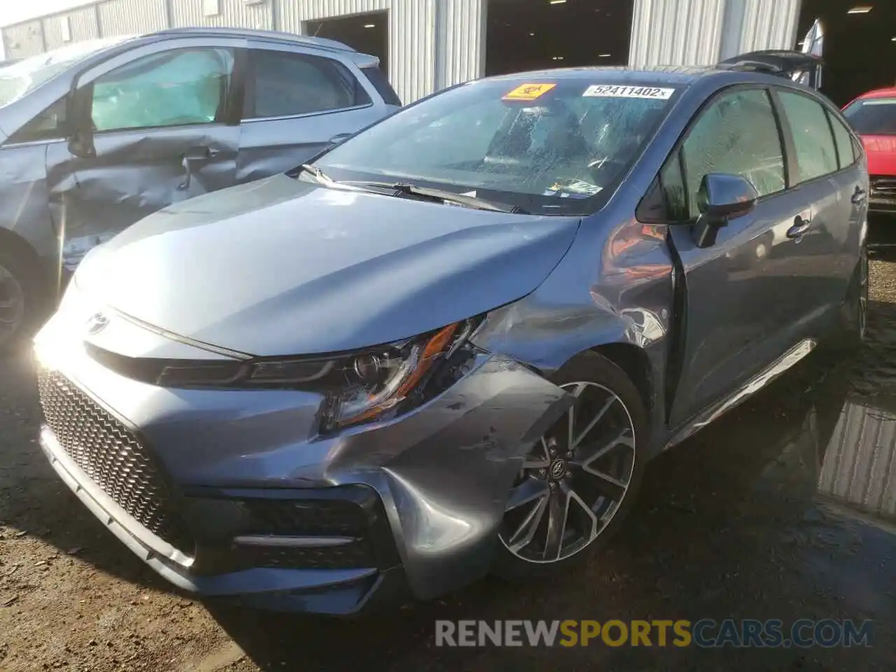 2 Photograph of a damaged car 5YFS4RCE6LP039744 TOYOTA COROLLA 2020