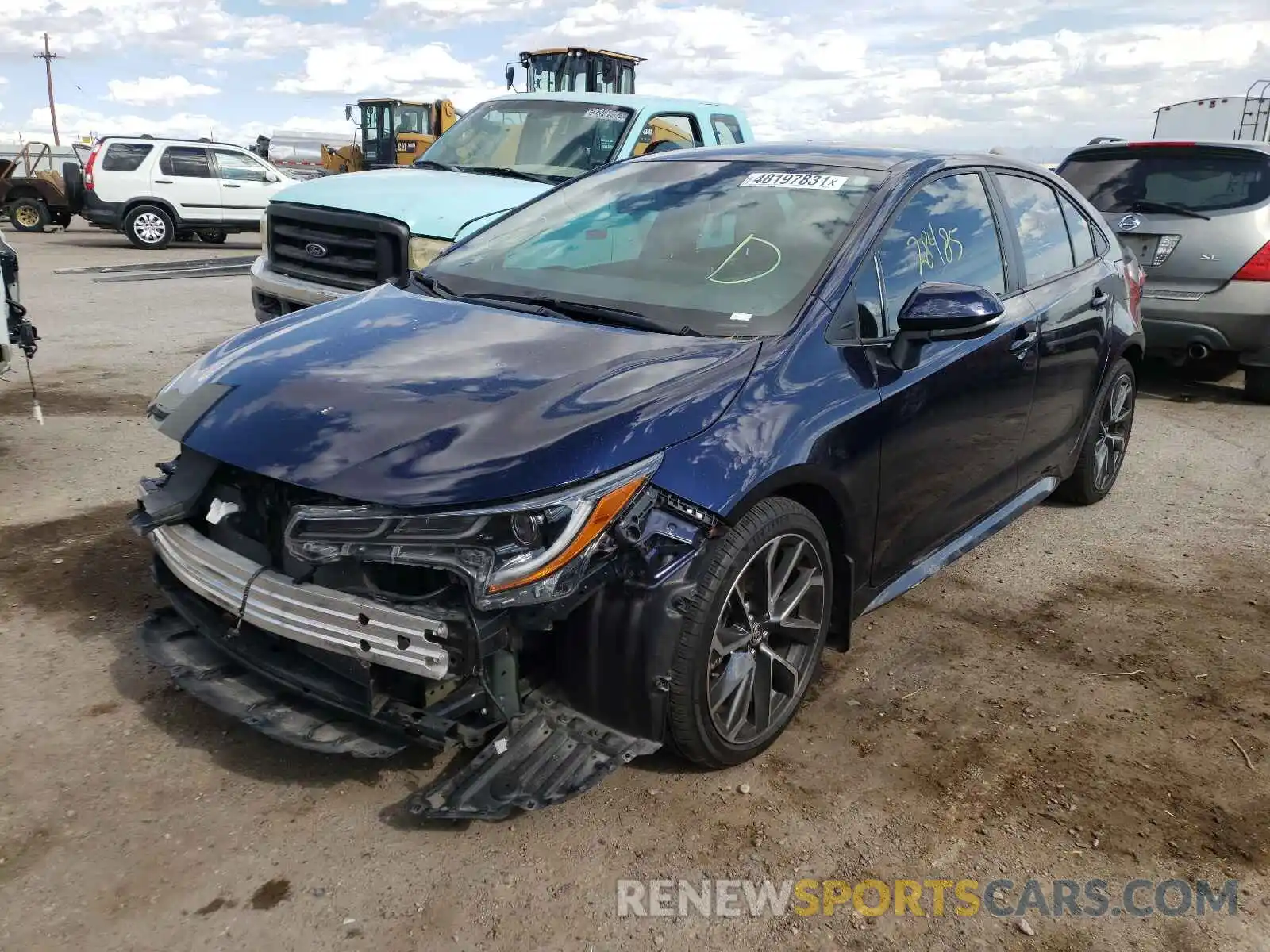 2 Photograph of a damaged car 5YFS4RCE6LP039842 TOYOTA COROLLA 2020