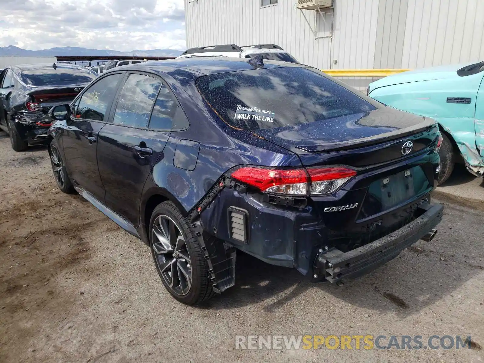 3 Photograph of a damaged car 5YFS4RCE6LP039842 TOYOTA COROLLA 2020