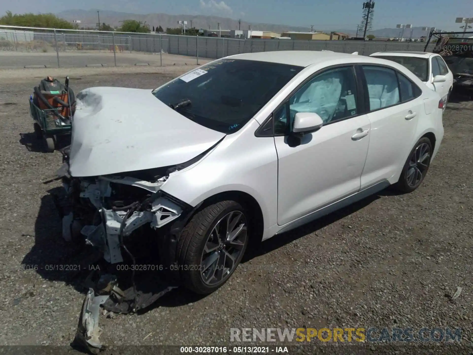 2 Photograph of a damaged car 5YFS4RCE6LP041784 TOYOTA COROLLA 2020