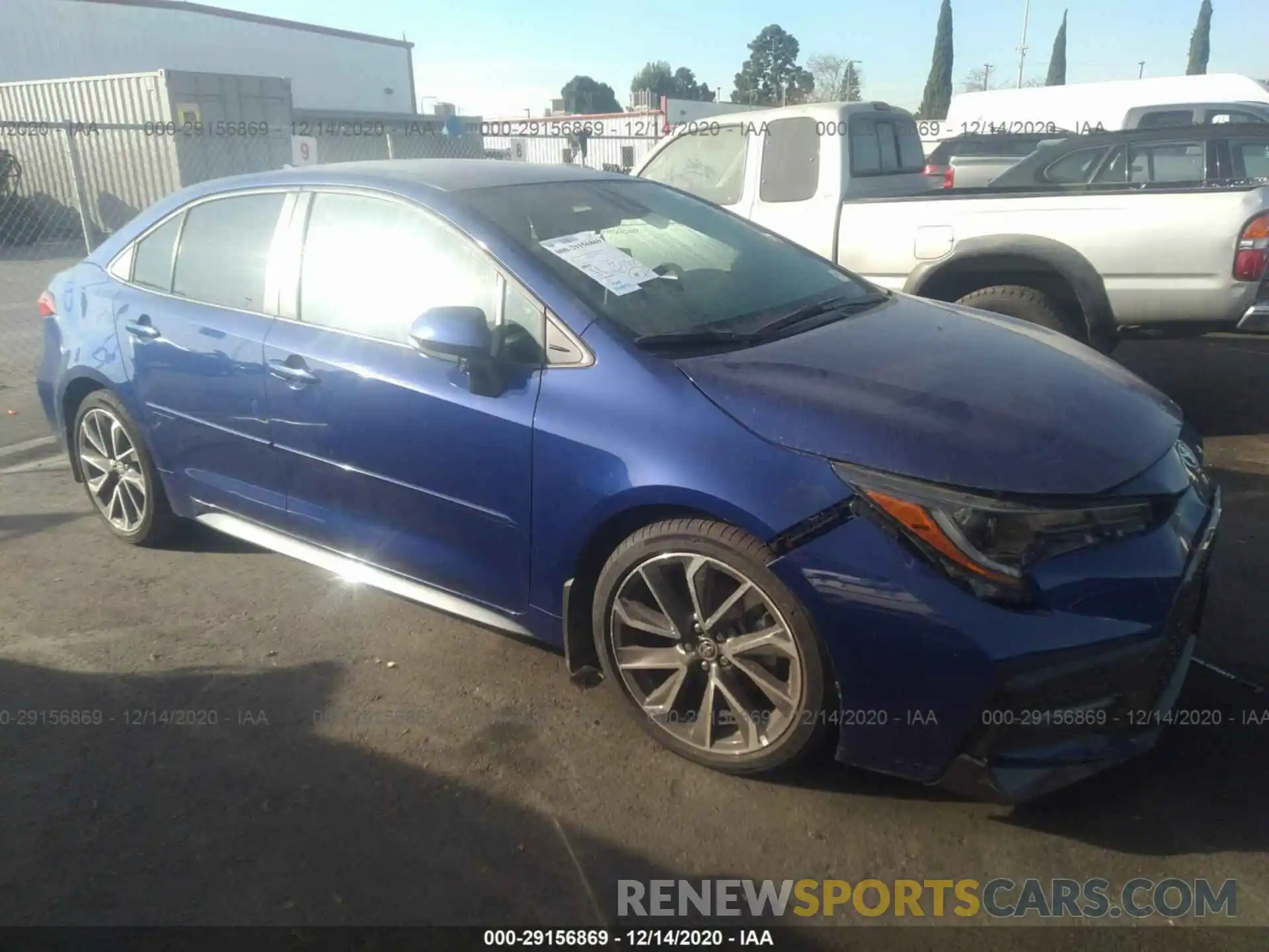 1 Photograph of a damaged car 5YFS4RCE6LP042661 TOYOTA COROLLA 2020