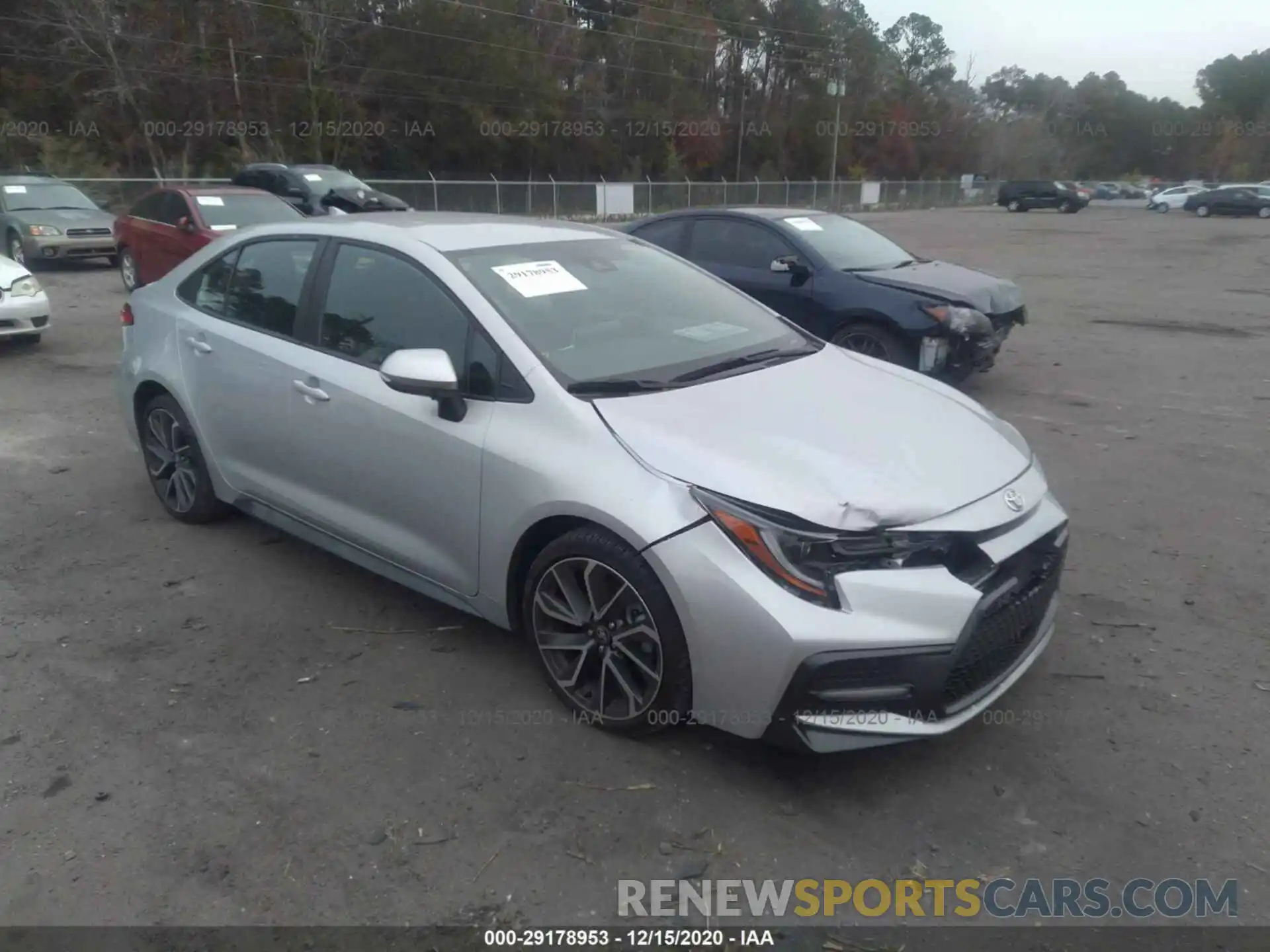 1 Photograph of a damaged car 5YFS4RCE6LP042773 TOYOTA COROLLA 2020