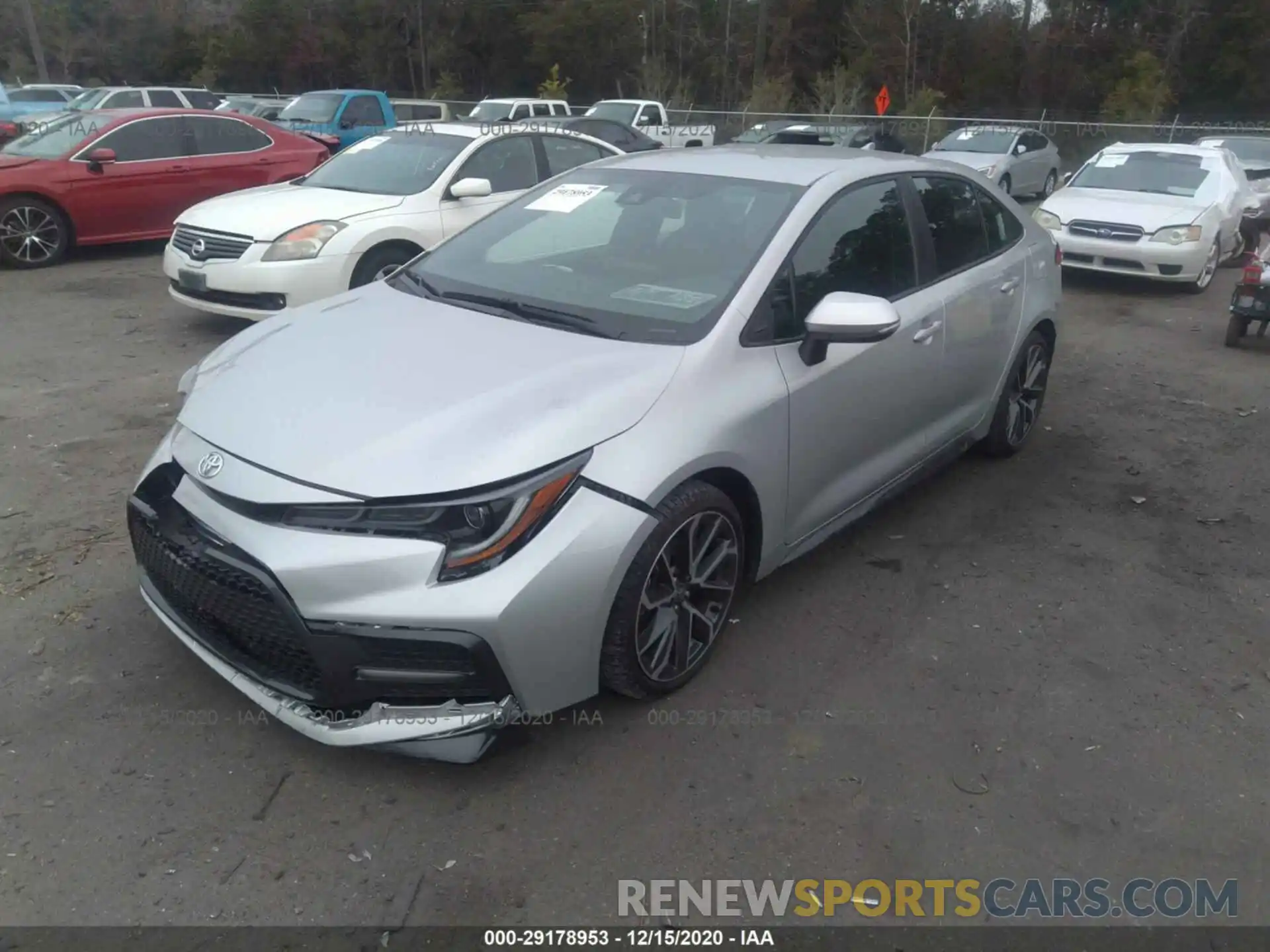 2 Photograph of a damaged car 5YFS4RCE6LP042773 TOYOTA COROLLA 2020