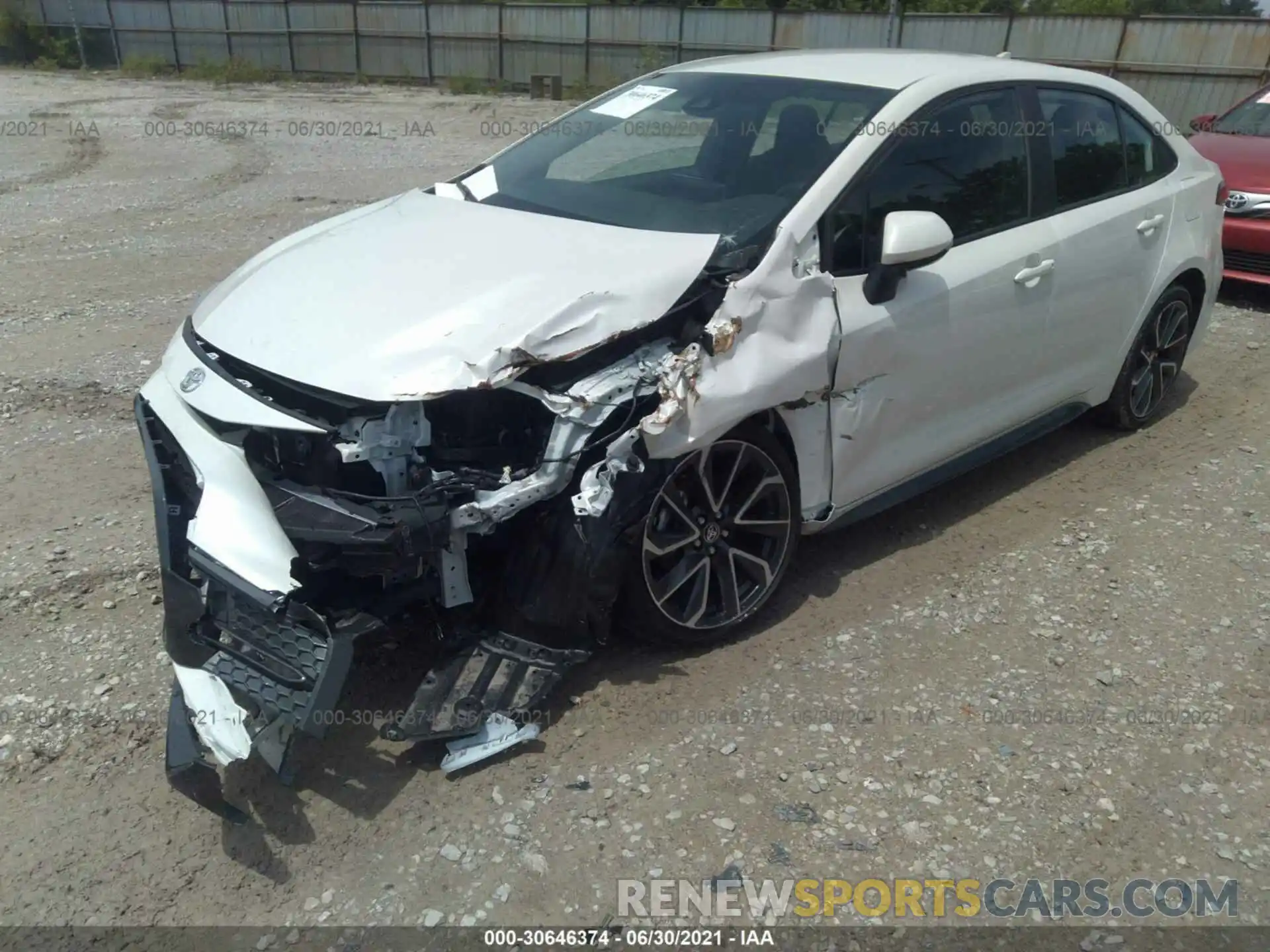 6 Photograph of a damaged car 5YFS4RCE6LP044720 TOYOTA COROLLA 2020