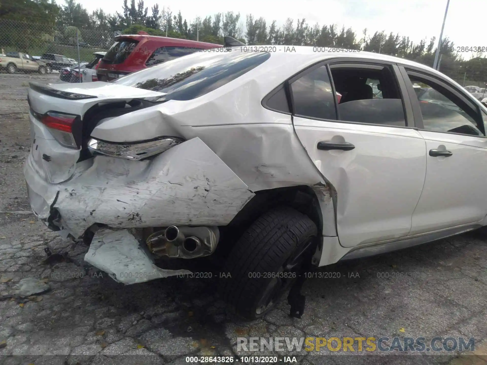 6 Photograph of a damaged car 5YFS4RCE6LP046421 TOYOTA COROLLA 2020