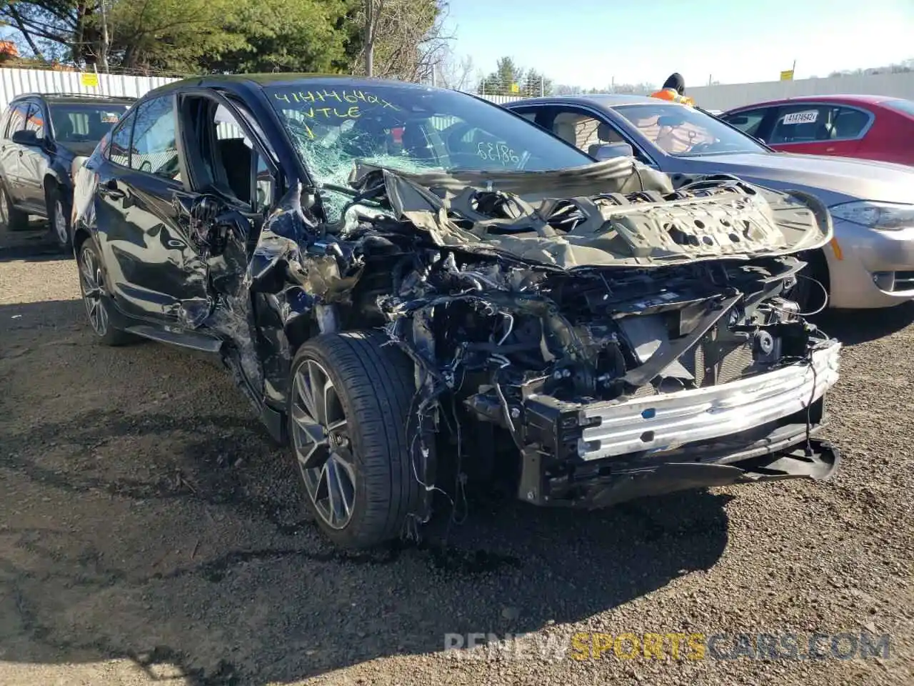 1 Photograph of a damaged car 5YFS4RCE6LP046645 TOYOTA COROLLA 2020