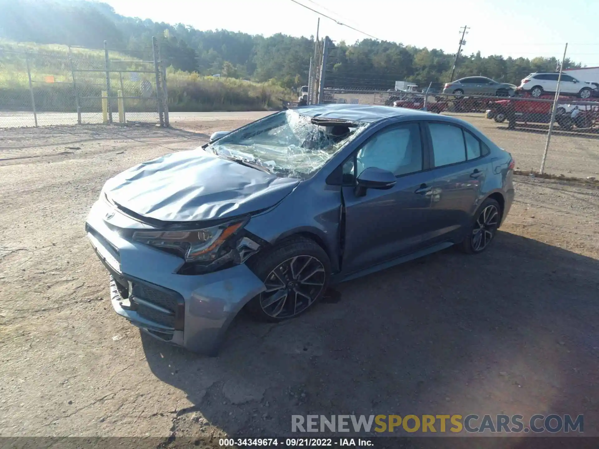 2 Photograph of a damaged car 5YFS4RCE6LP047911 TOYOTA COROLLA 2020