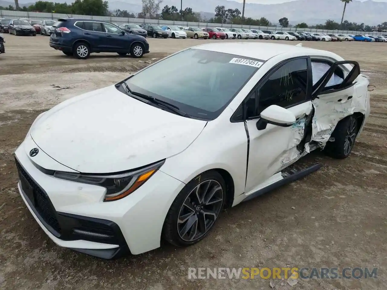 2 Photograph of a damaged car 5YFS4RCE6LP048346 TOYOTA COROLLA 2020