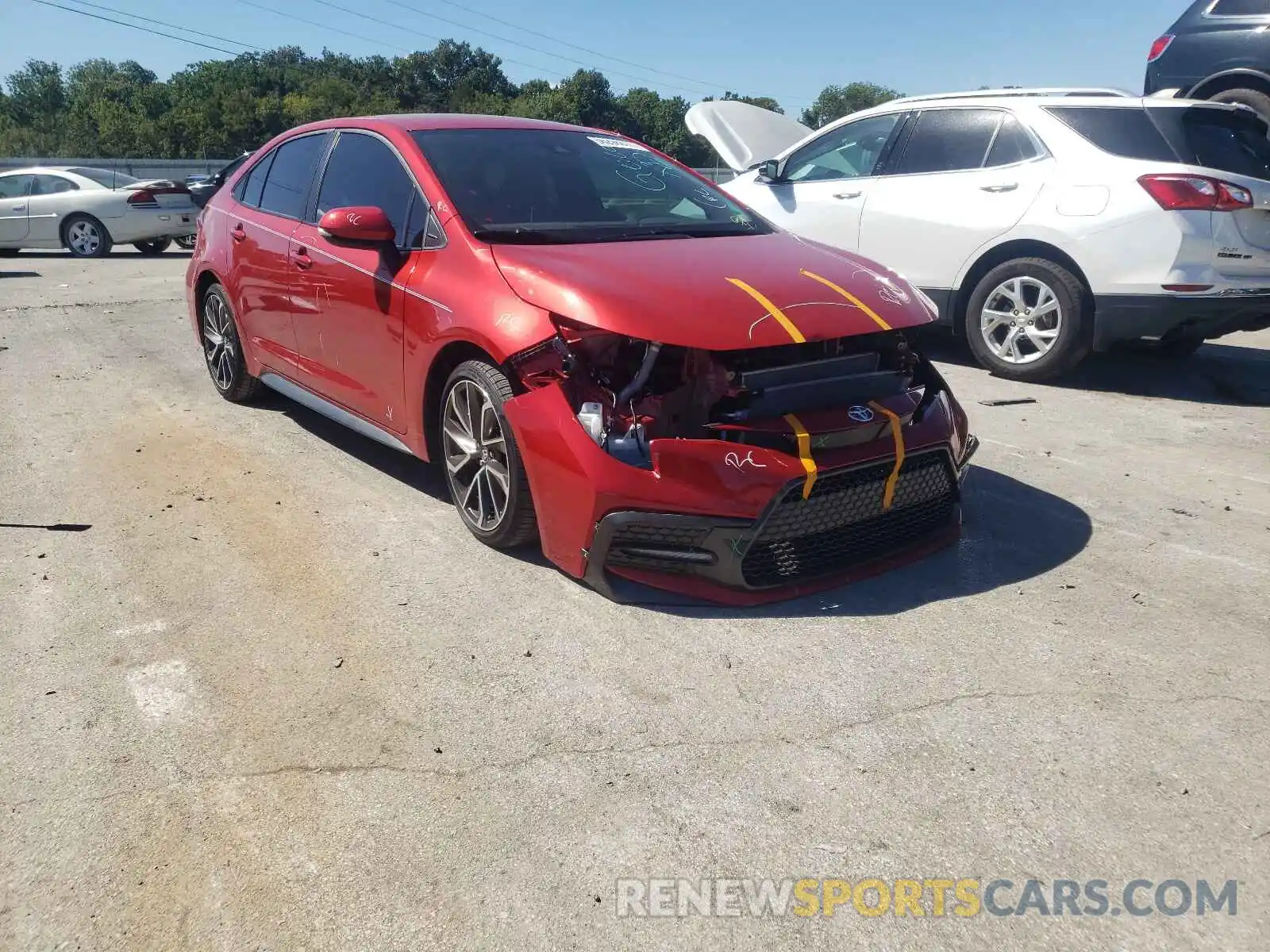 1 Photograph of a damaged car 5YFS4RCE6LP048430 TOYOTA COROLLA 2020