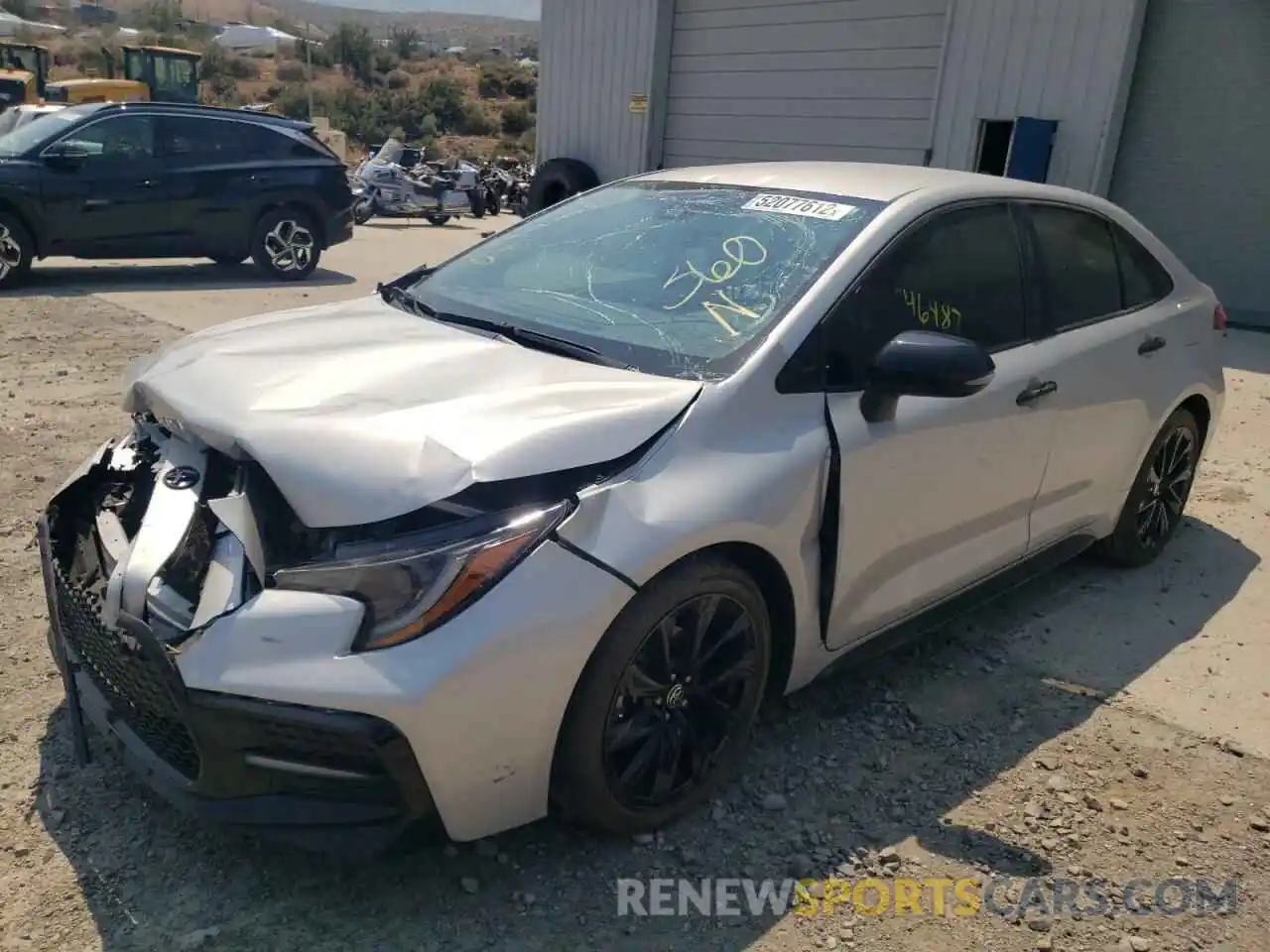 2 Photograph of a damaged car 5YFS4RCE6LP050971 TOYOTA COROLLA 2020