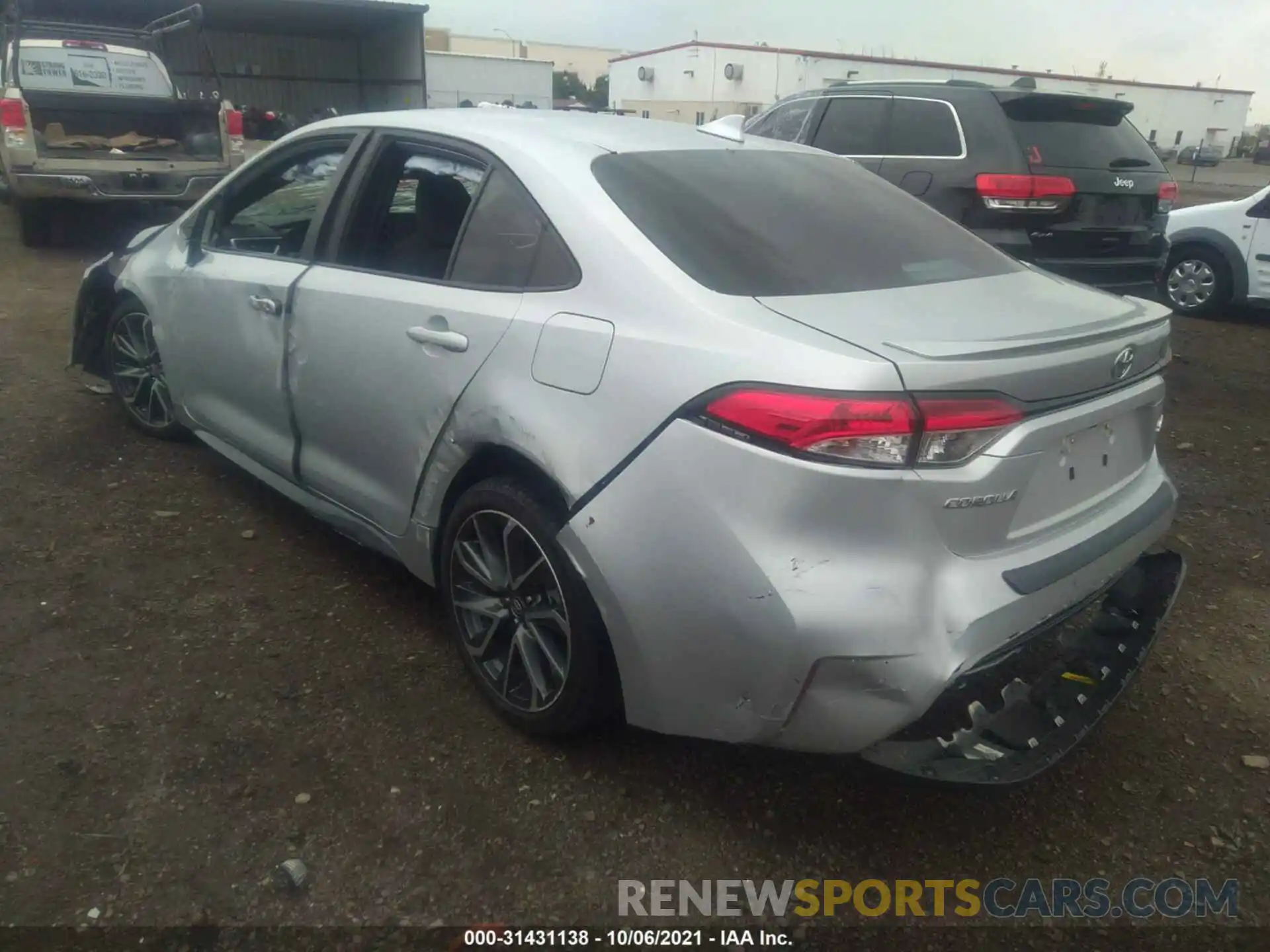 3 Photograph of a damaged car 5YFS4RCE6LP051361 TOYOTA COROLLA 2020