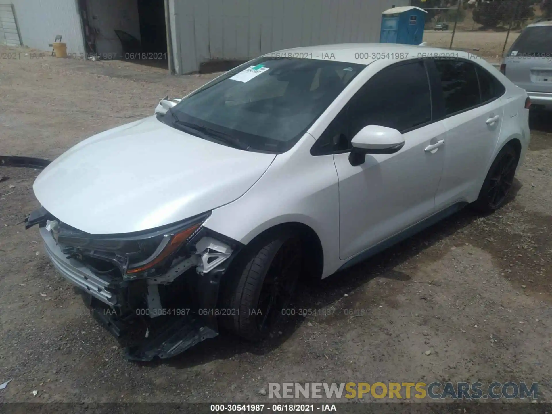 2 Photograph of a damaged car 5YFS4RCE6LP051991 TOYOTA COROLLA 2020