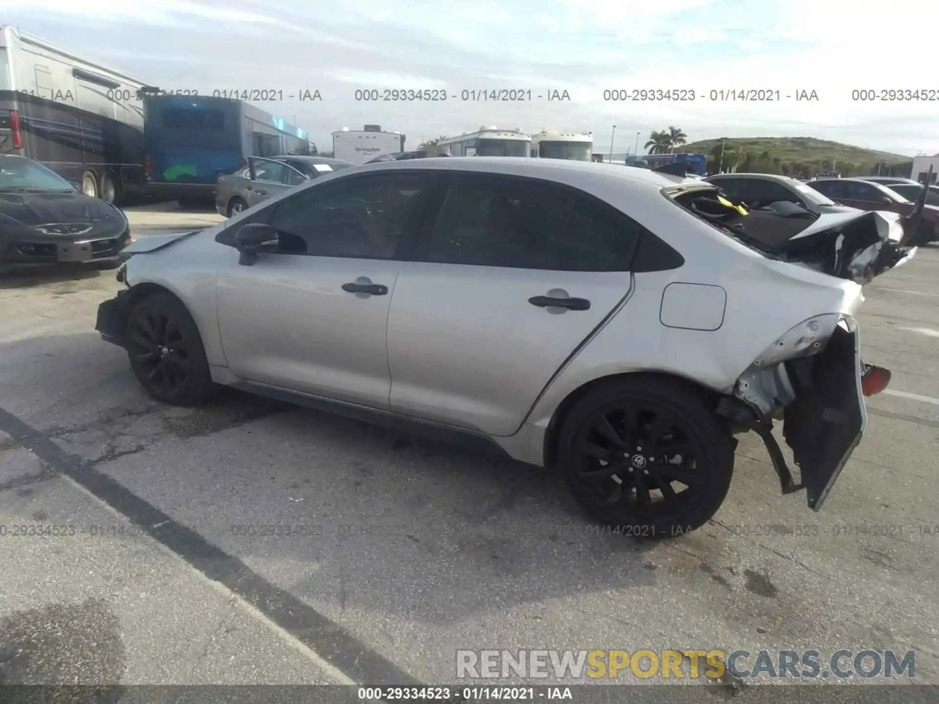 3 Photograph of a damaged car 5YFS4RCE6LP053868 TOYOTA COROLLA 2020