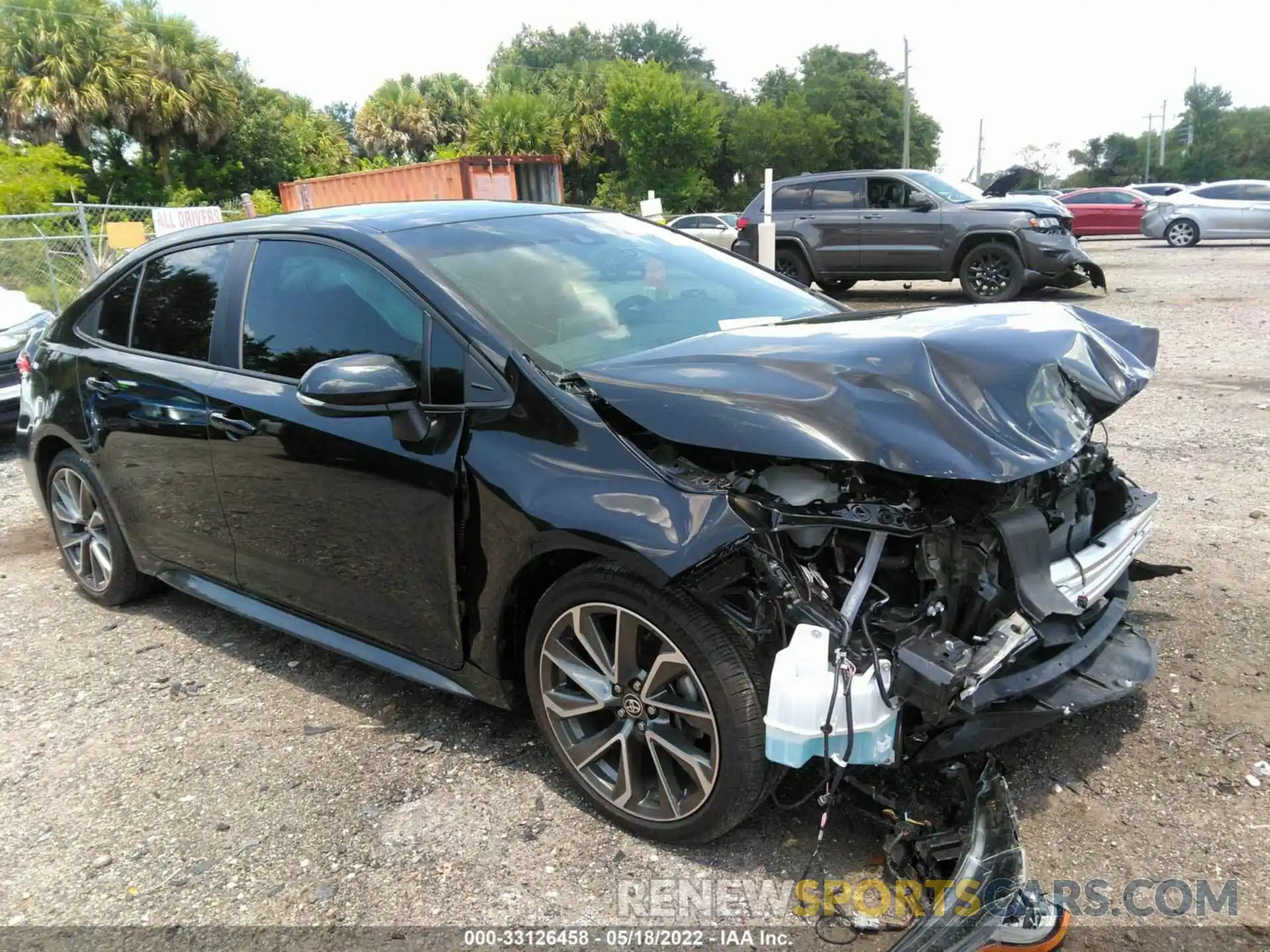 1 Photograph of a damaged car 5YFS4RCE6LP054325 TOYOTA COROLLA 2020