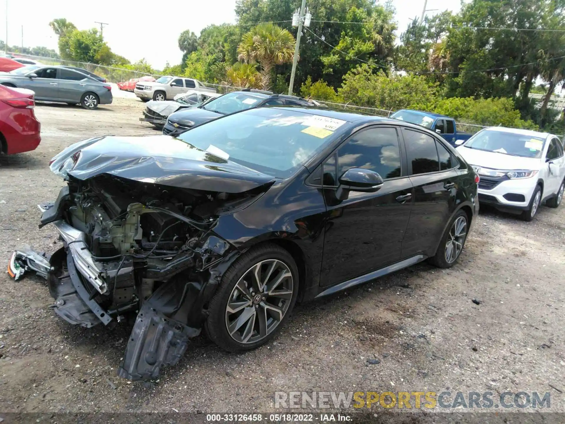 2 Photograph of a damaged car 5YFS4RCE6LP054325 TOYOTA COROLLA 2020