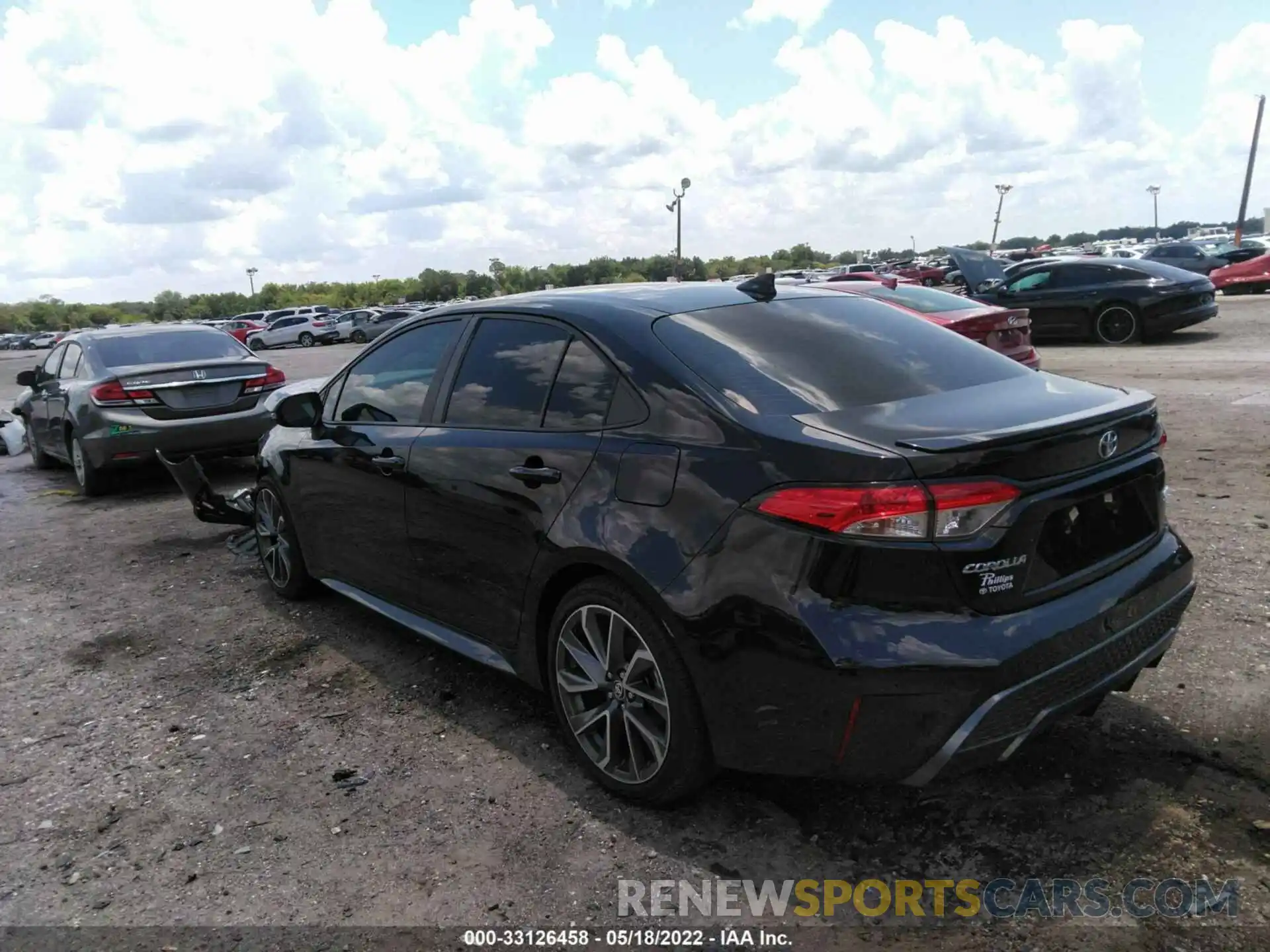 3 Photograph of a damaged car 5YFS4RCE6LP054325 TOYOTA COROLLA 2020