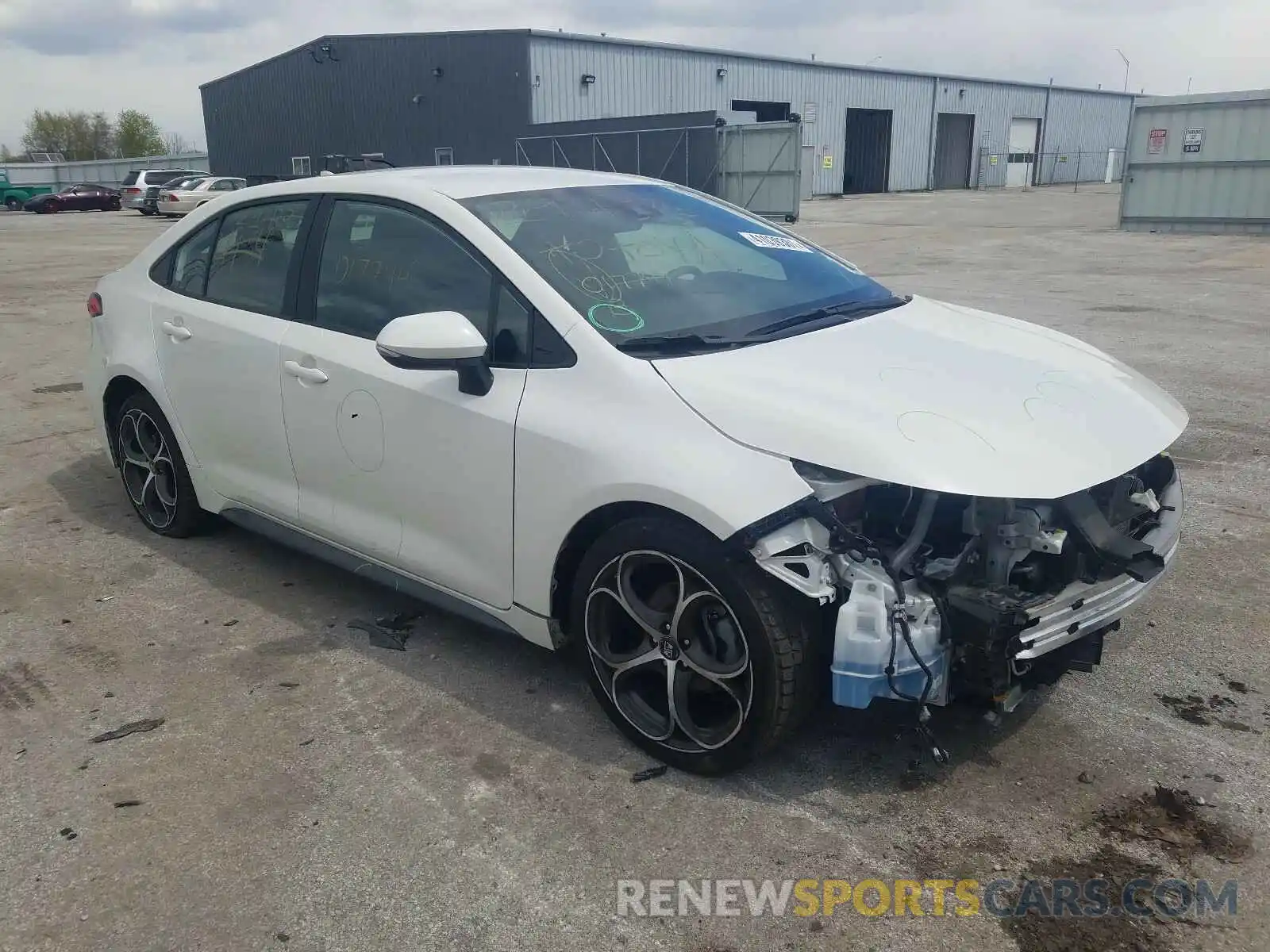 1 Photograph of a damaged car 5YFS4RCE6LP055944 TOYOTA COROLLA 2020