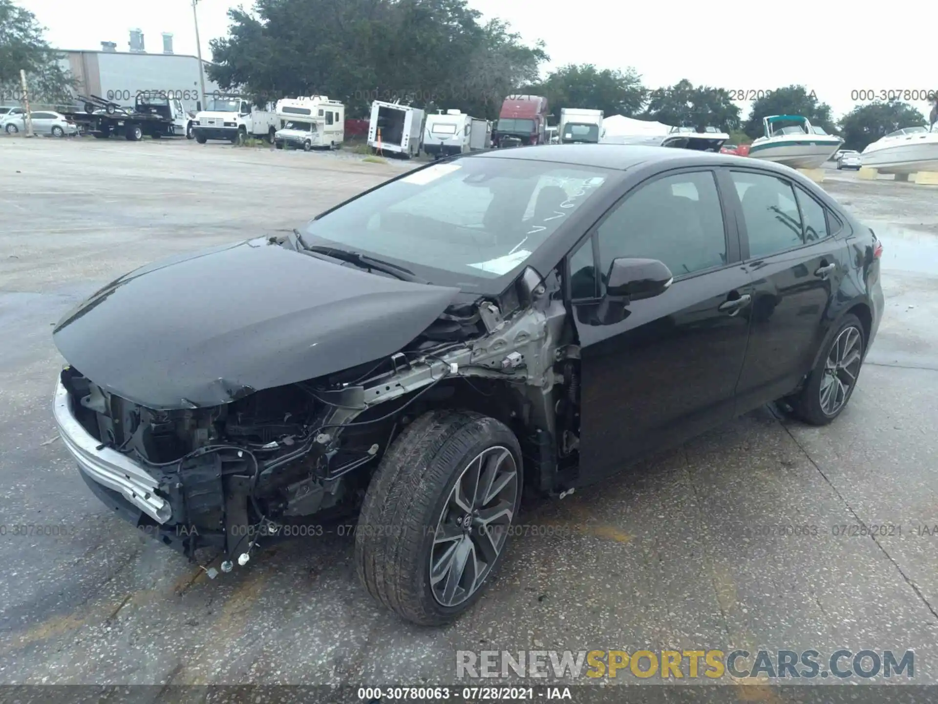 2 Photograph of a damaged car 5YFS4RCE6LP056771 TOYOTA COROLLA 2020