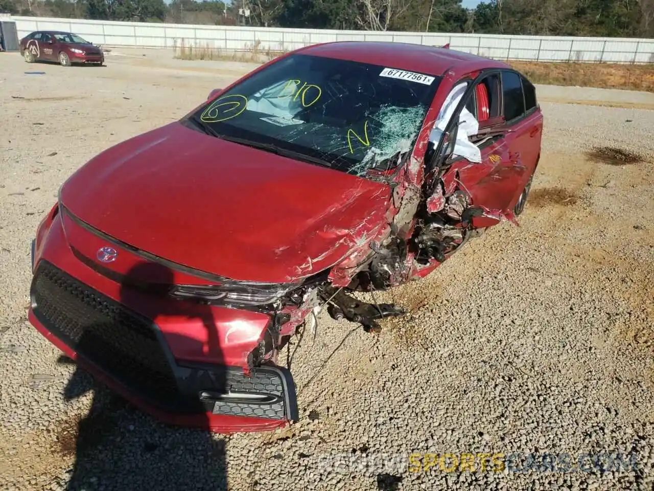 9 Photograph of a damaged car 5YFS4RCE7LP002623 TOYOTA COROLLA 2020