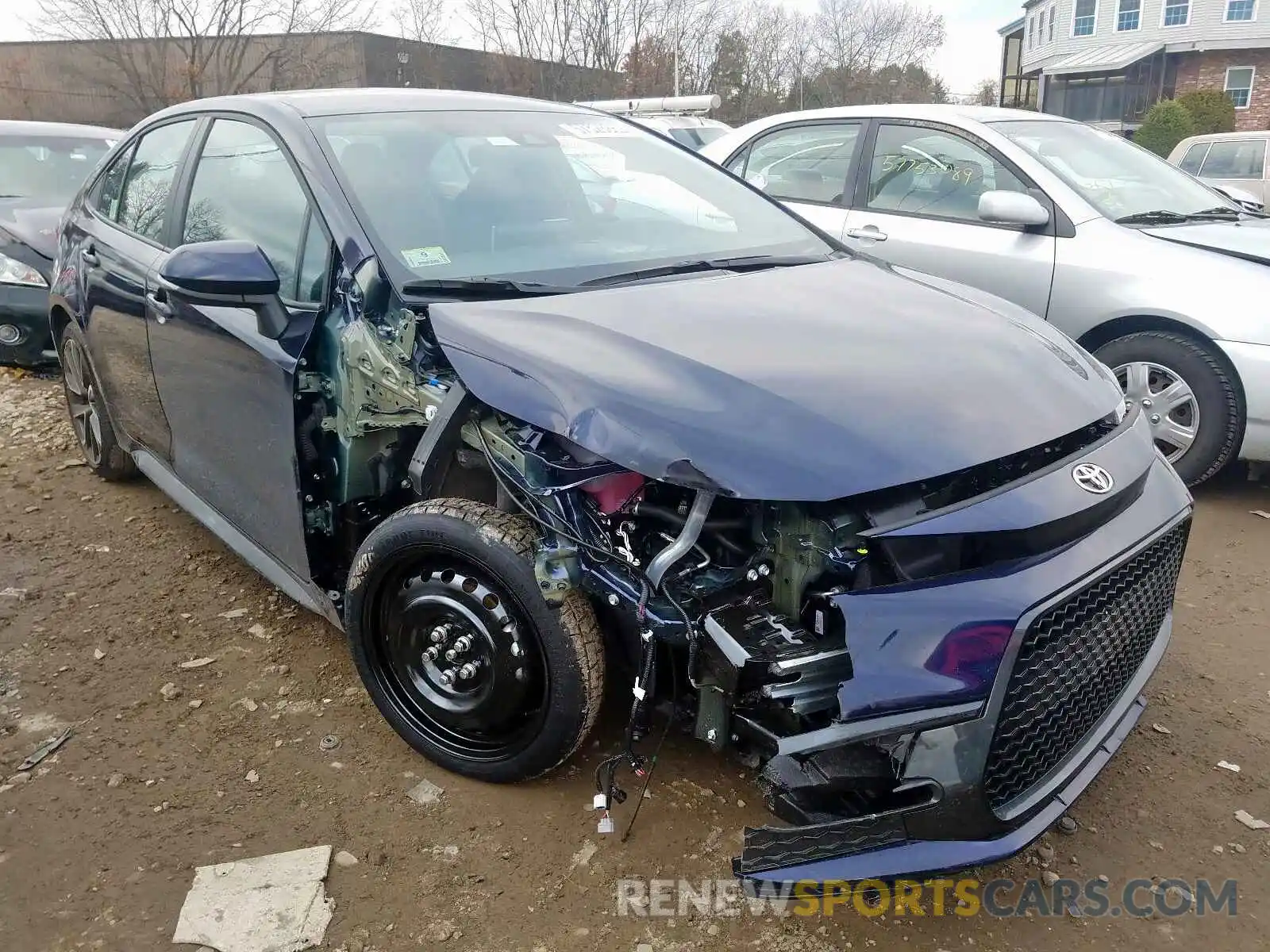 1 Photograph of a damaged car 5YFS4RCE7LP009183 TOYOTA COROLLA 2020