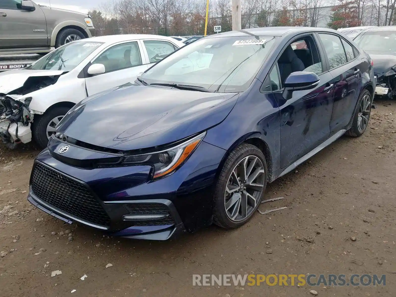 2 Photograph of a damaged car 5YFS4RCE7LP009183 TOYOTA COROLLA 2020