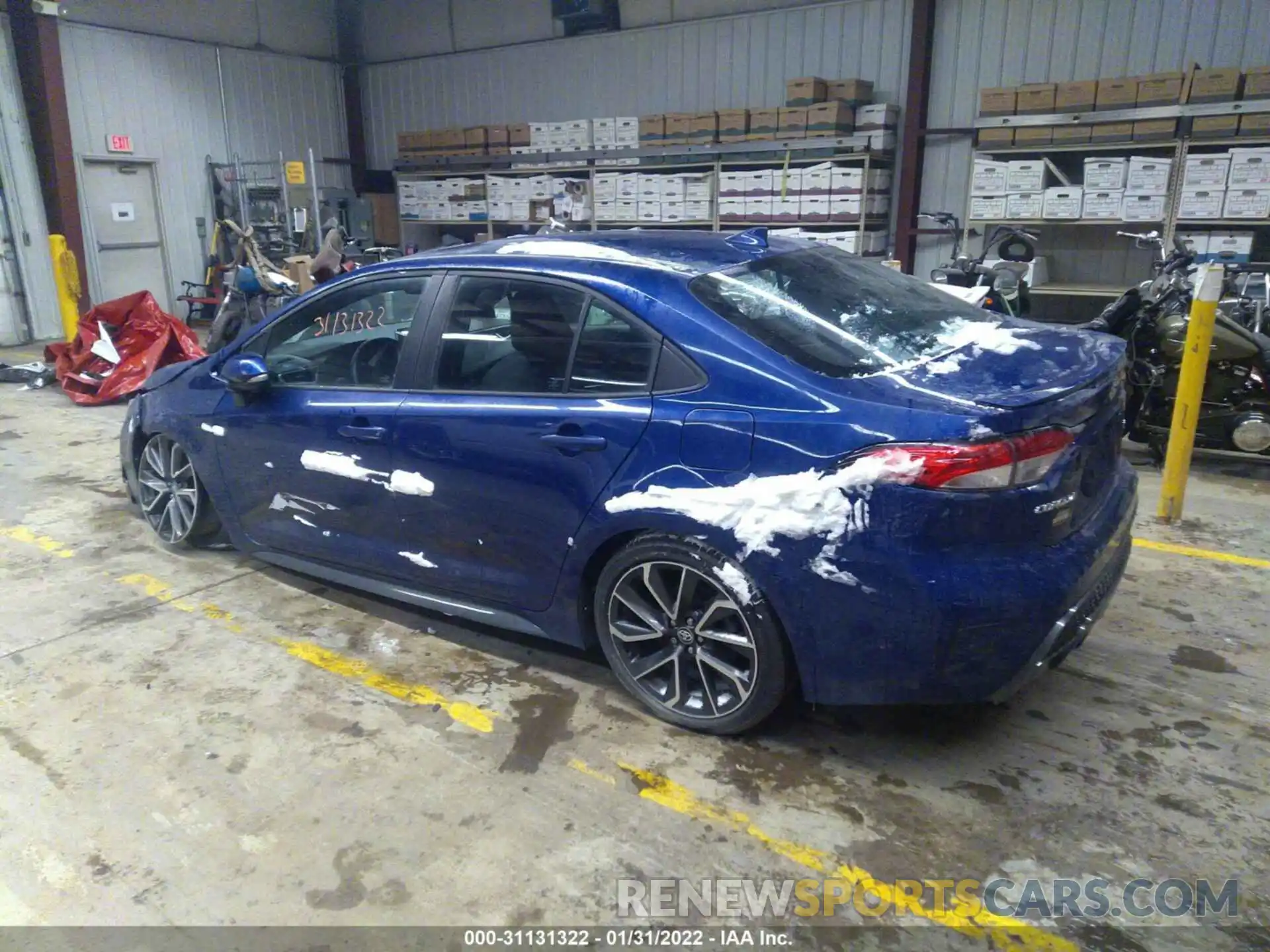 3 Photograph of a damaged car 5YFS4RCE7LP015453 TOYOTA COROLLA 2020