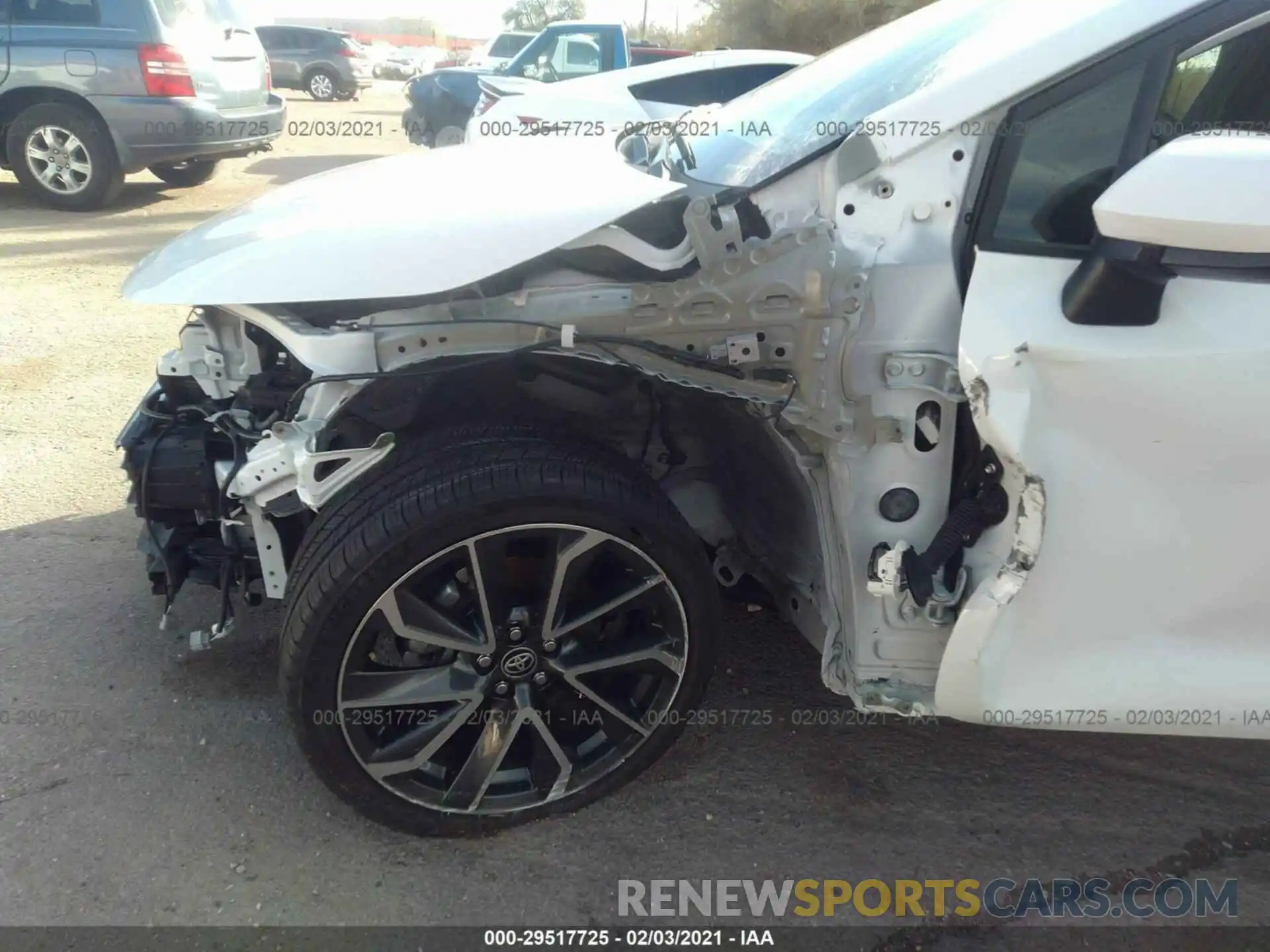 6 Photograph of a damaged car 5YFS4RCE7LP017168 TOYOTA COROLLA 2020