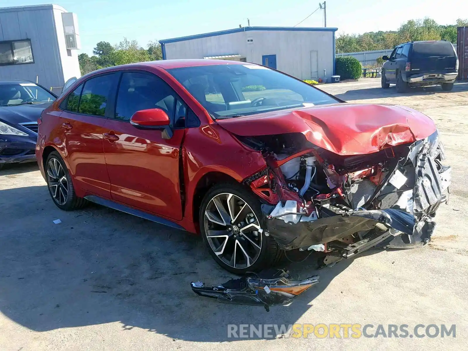 1 Photograph of a damaged car 5YFS4RCE7LP020071 TOYOTA COROLLA 2020